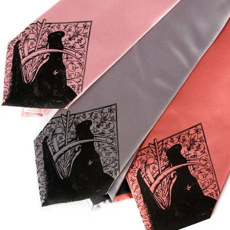 Cyberoptix Tie Lab - Wholesale Necktie - Men's - Wild Boar Necktie. "Boar'd to Death" Microfiber Tie.3