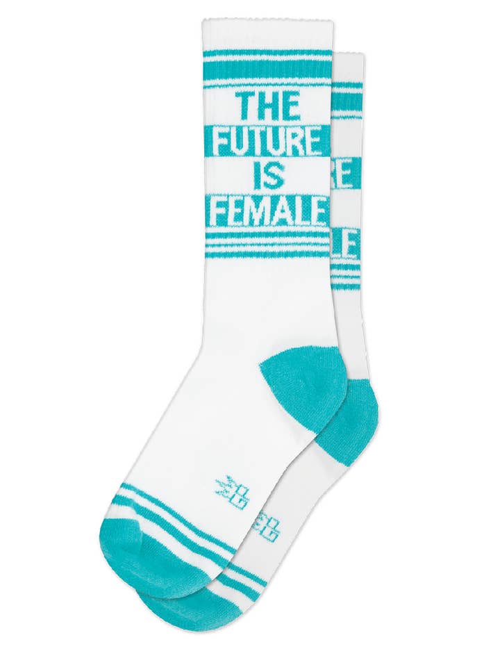 Gumball Poodle - Wholesale Socks - Unisex - The Future is Female Gym Crew Socks0