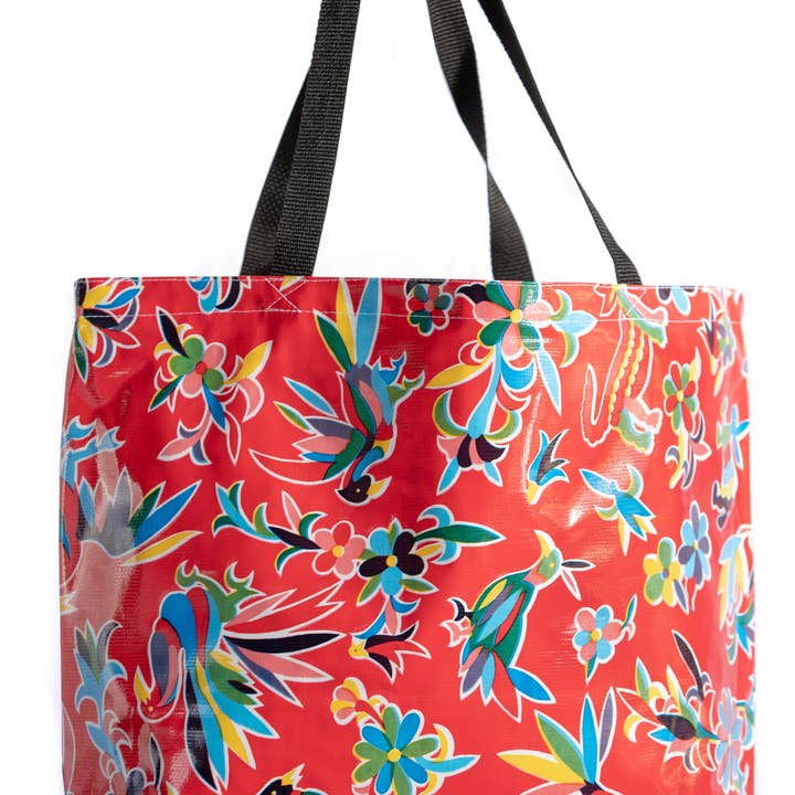 Oilcloth International - Wholesale Tote Bag - Women's - Red Aztec Large Tote