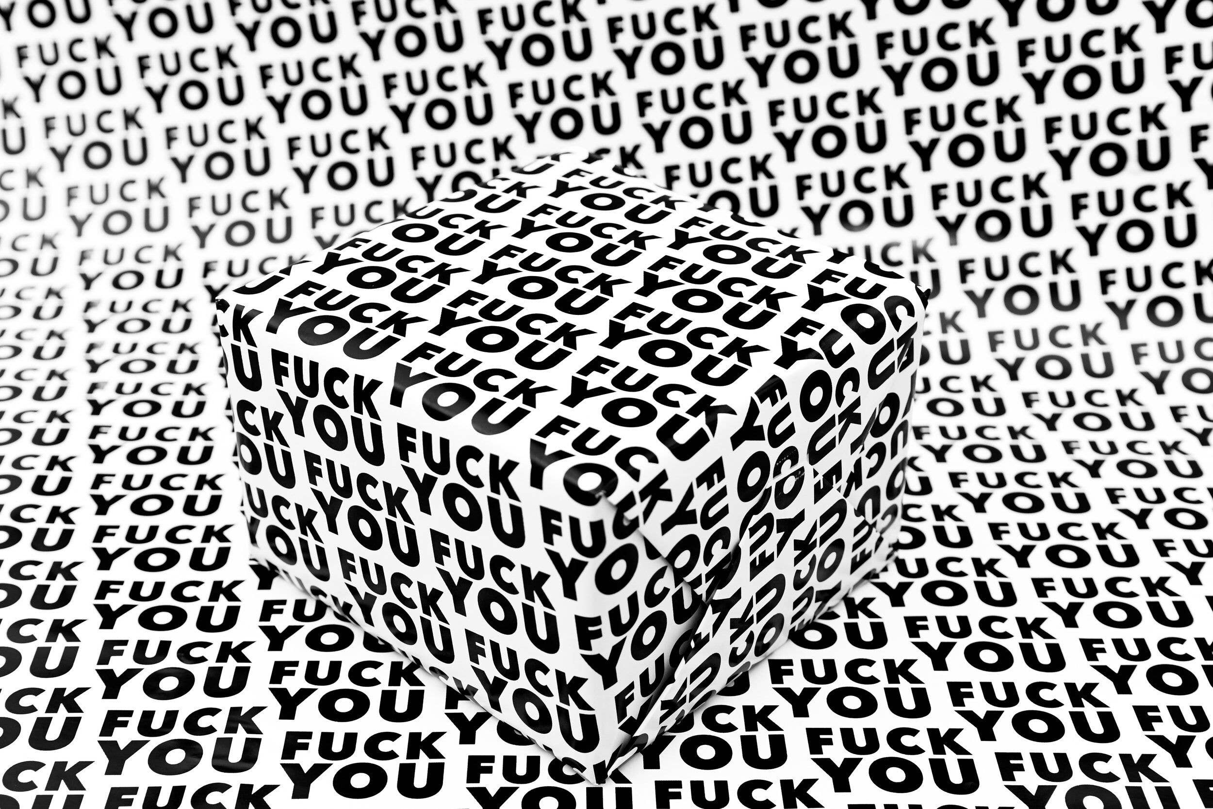 M.C. Pressure - Wholesale Flat Wrap - You Fuck You Wrapping Paper1