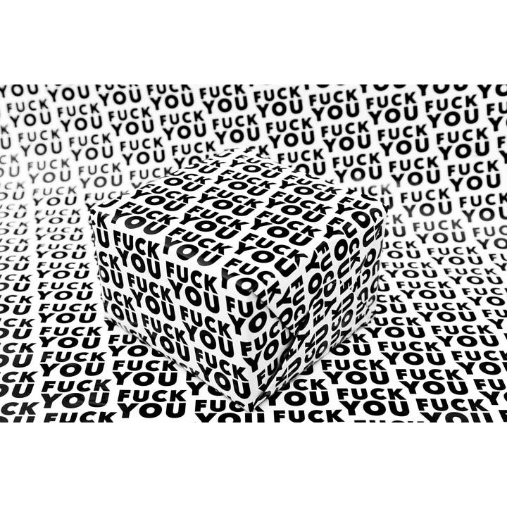 M.C. Pressure - Wholesale Flat Wrap - You Fuck You Wrapping Paper1