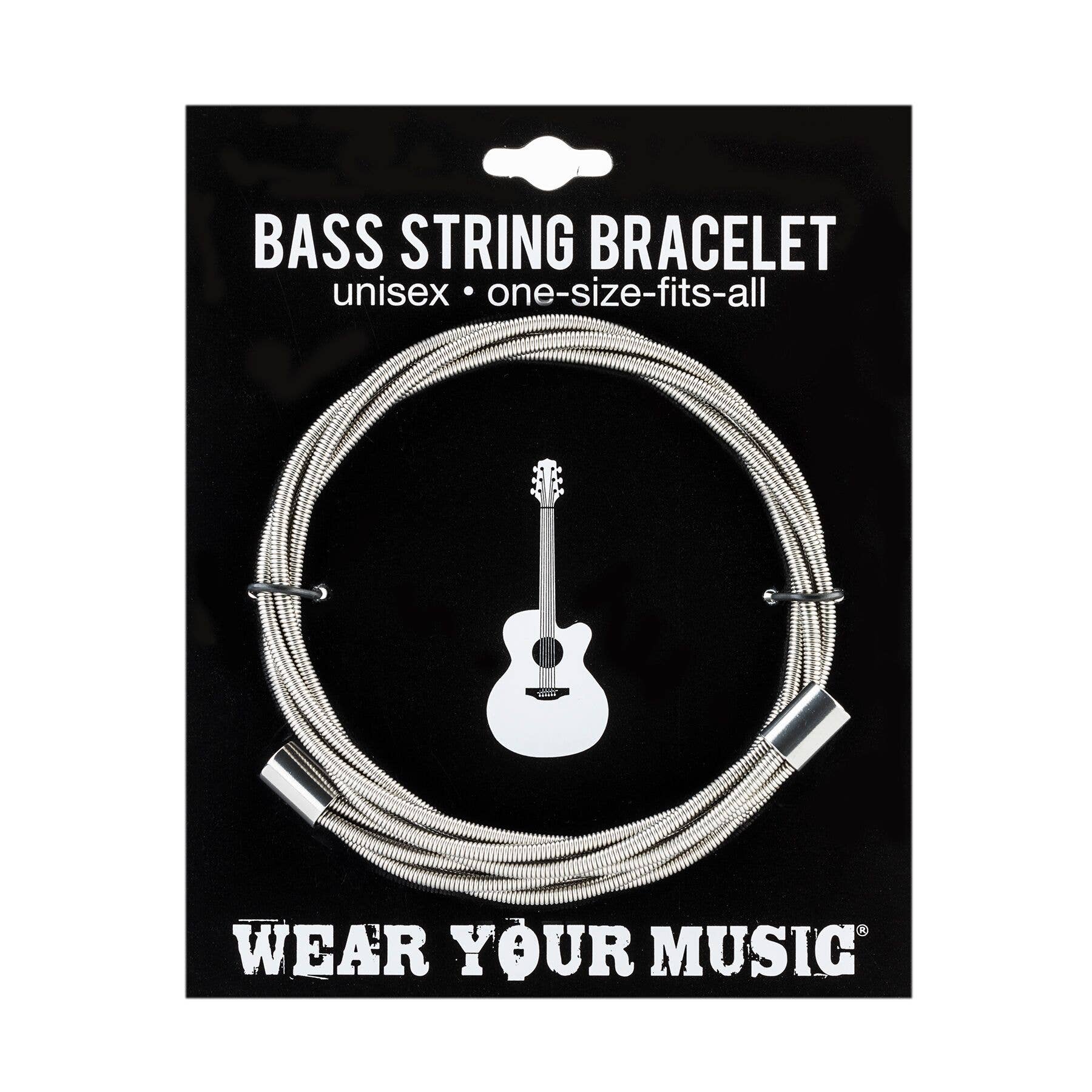 Wear Your Music - Wholesale Bangle Bracelet - Silver Bass String Bracelet2