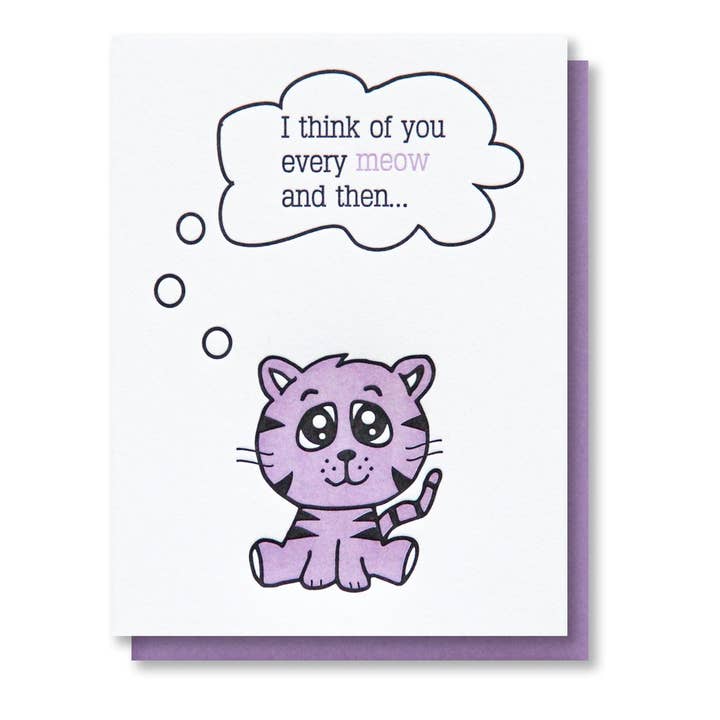 Kiss and Punch – Cartão de amor por atacado – Miau e depois cartão