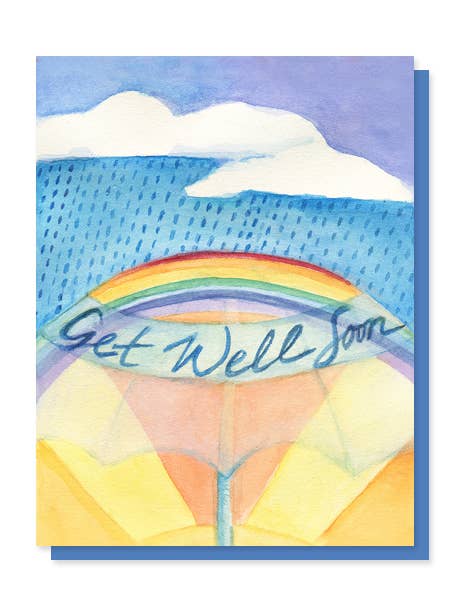 Get Well Umbrella Card for wholesale by The Lavender Whim