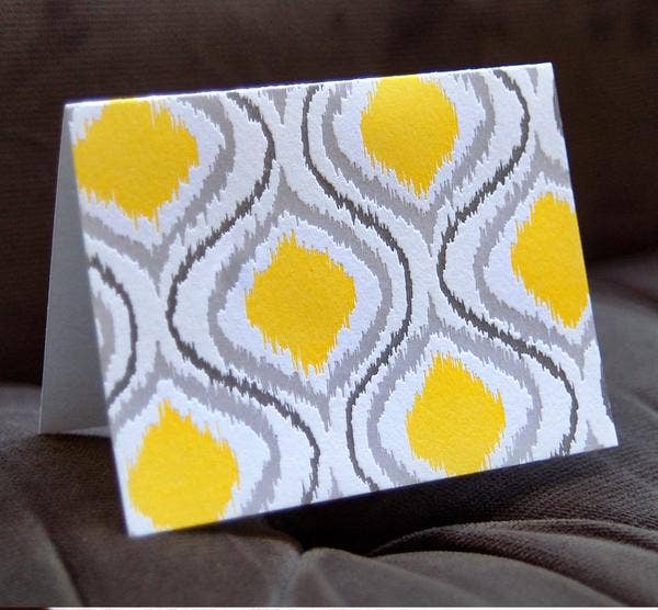 Wild Ink Press - Wholesale Stationery/Notecard Set - Ikat Boxed Notes | Set of 62