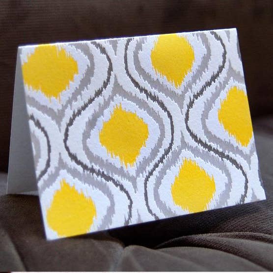 Wild Ink Press - Wholesale Stationery/Notecard Set - Ikat Boxed Notes | Set of 62
