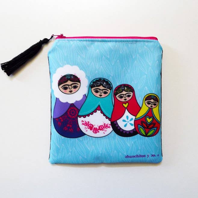 Matrioska Frida purse for wholesale by Chunchitos