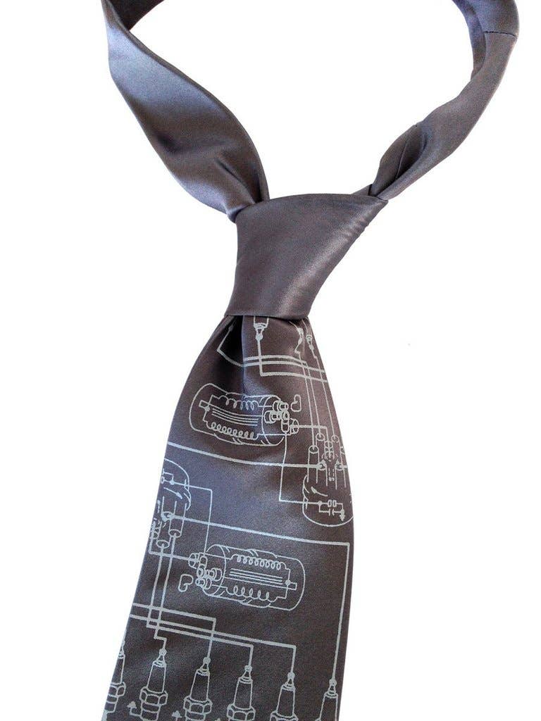 Cyberoptix Tie Lab - Wholesale Necktie - Men's - Spark Plug Necktie3