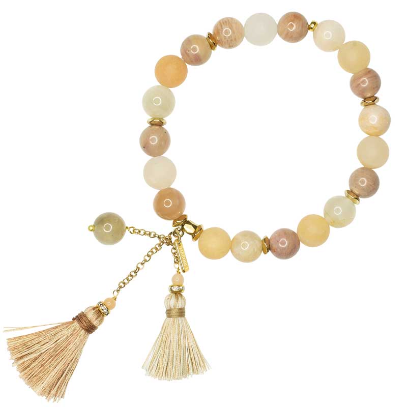 Marquet – wholesale Beaded bracelet – Mia Mala-style Stretch Bracelet with Authentic Stones6