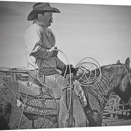 Impressão em tela That Rope, That Shirt And That Hat por atacado de Amanda Smith Western Art, LLC