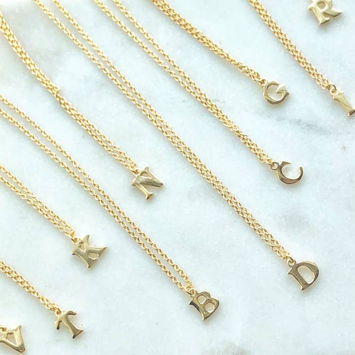 Mini Initial for wholesale by Lily Max Jewelry