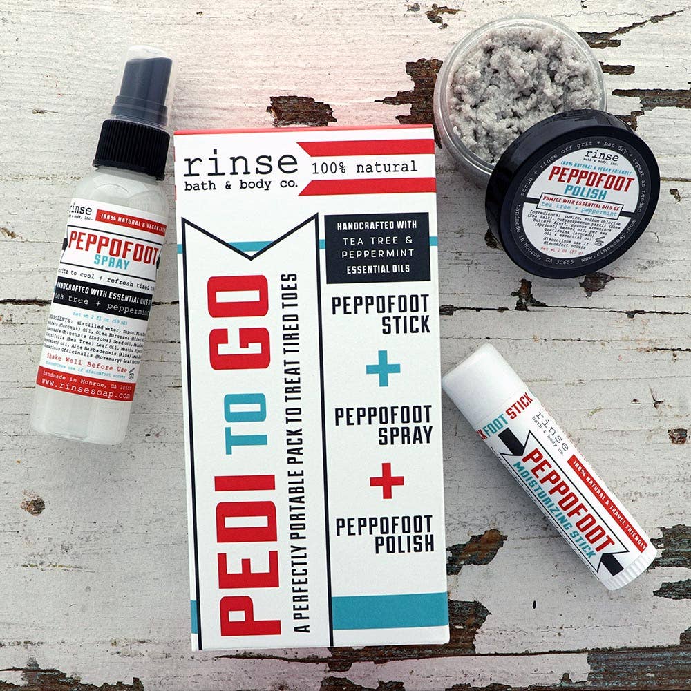 Rinse Bath Body Inc - Wholesale Nailcare Set - Pedi-to-Go Set  | Gift Set | Pedicure at Home1