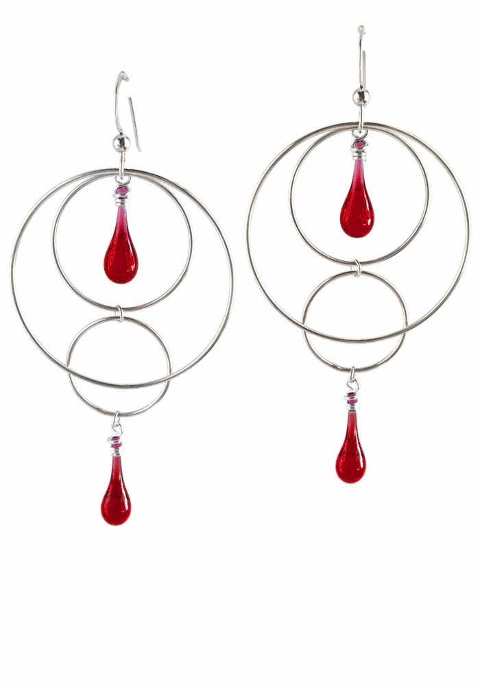 Sundrop Jewelry - Vente Boucles d'oreilles pendantes - Boucles d'oreilles Orbital Motion - Large9