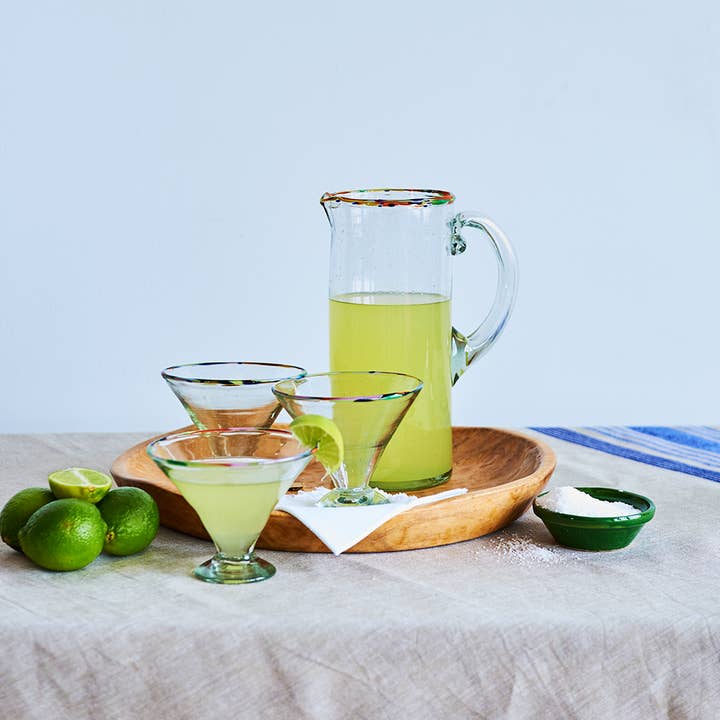 Sobremesa - Wholesale Cocktail/Liquor Glass - Multi Rim Margarita Glass