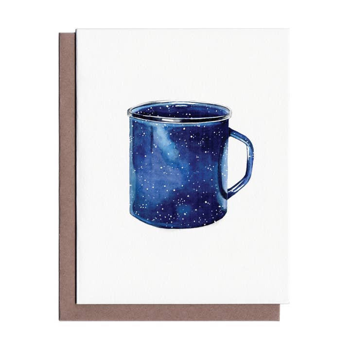 Emaille mok wenskaart voor wholesale door MFC Studio