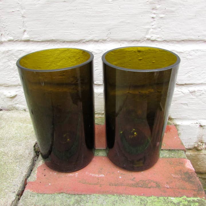 Upcycled Bottle Highball Glasses for wholesale by La Botella