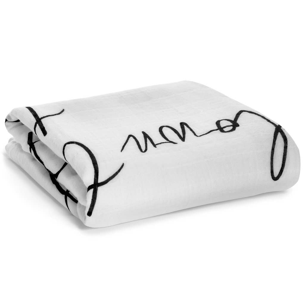 Modern Burlap - Wholesale Swaddle - Baby - Organic Swaddle Blanket- Now I lay me prayer1