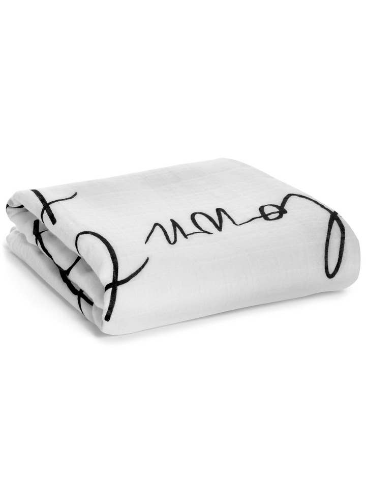 Modern Burlap - Wholesale Swaddle - Baby - Organic Swaddle Blanket- Now I lay me prayer1