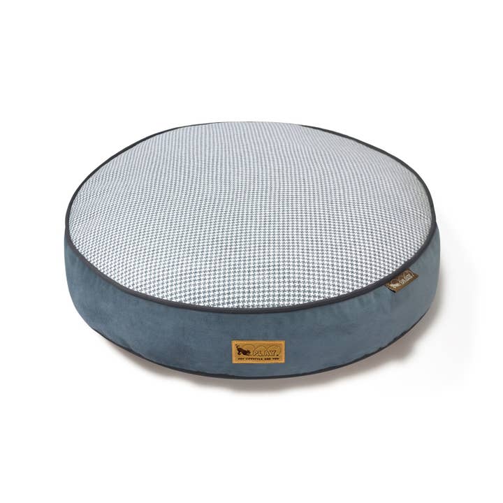 Pied de poule Bleu - Rond (Petit) pour la vente par P.L.A.Y. Pet Lifestyle and You