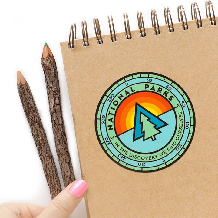 Ello There Outdoors - Wholesale Sticker - Sticker - National Park Sunrise3