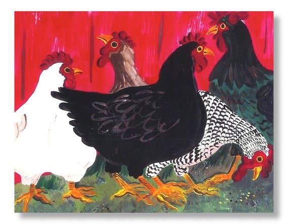 Mangoseed - Wholesale Art Print - Key West Chickens Art Print0
