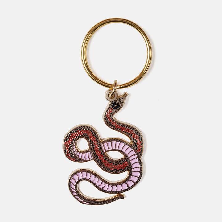Snake Keychain for wholesale by The Good Twin