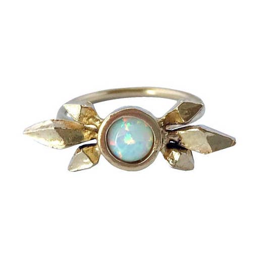 Aria Ring With Opal for wholesale by Therese Kuempel Jewelry