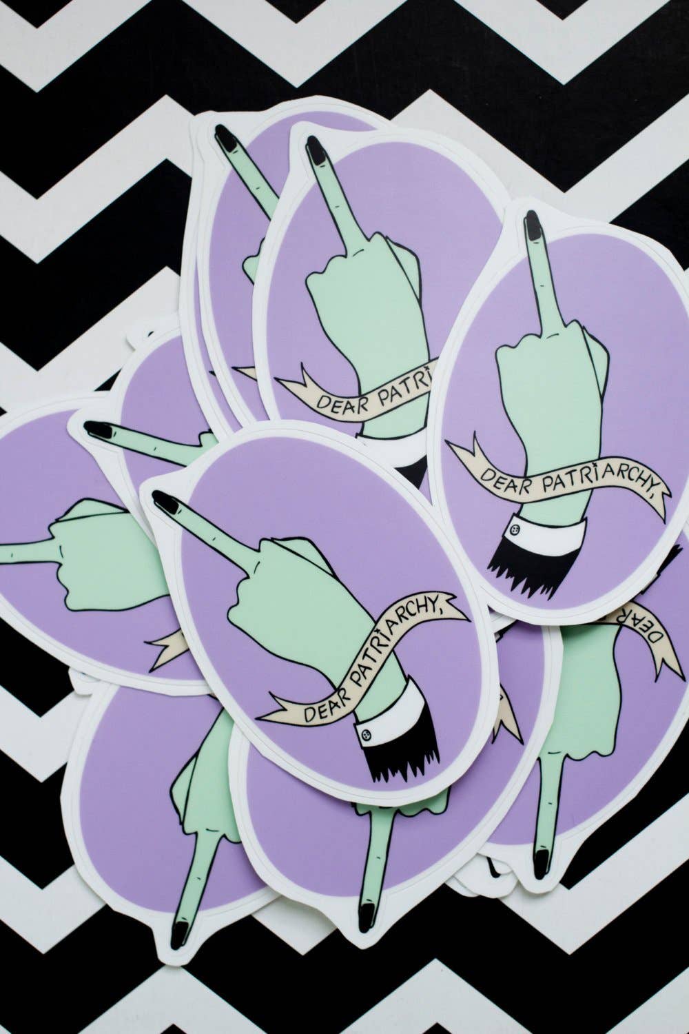 Midge Blitz - Vendita all'ingrosso Adesivo - Dear Patriarchy Adesivo in vinile4