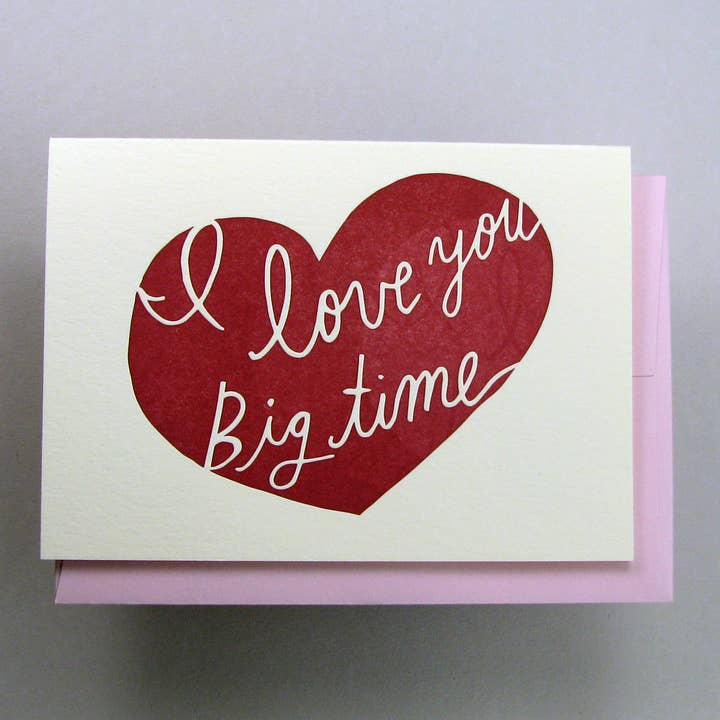 Ich liebe dich Große Zeit für den Großhandel von Wolf & Wren Press