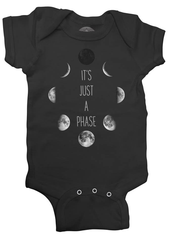 It's Just a Phase Infant Bodysuit - Unisex Fit for wholesale by Boredwalk