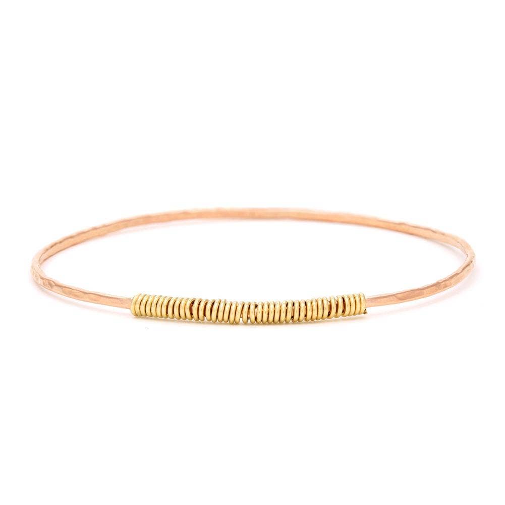 Devon Dowd Designs - Wholesale Bangle Bracelet - Rose Gold Filled Single Bangle & Wrap1