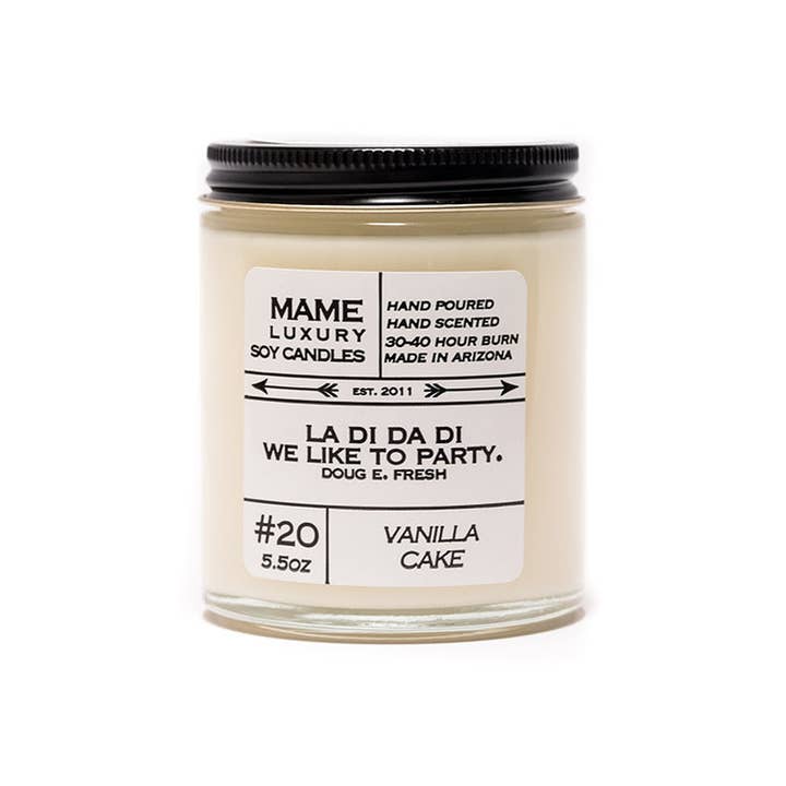 #20 - Vanilla Cake Candle for wholesale by MAME Soy Candles