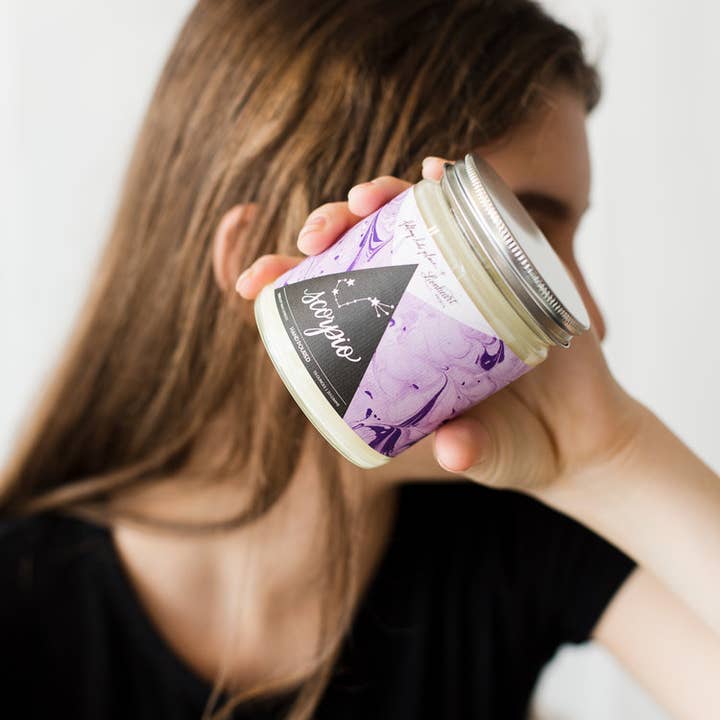 REMOVED BRAND - Wholesale Jar/Filled Candle - Astrology Series - Scorpio Candle2