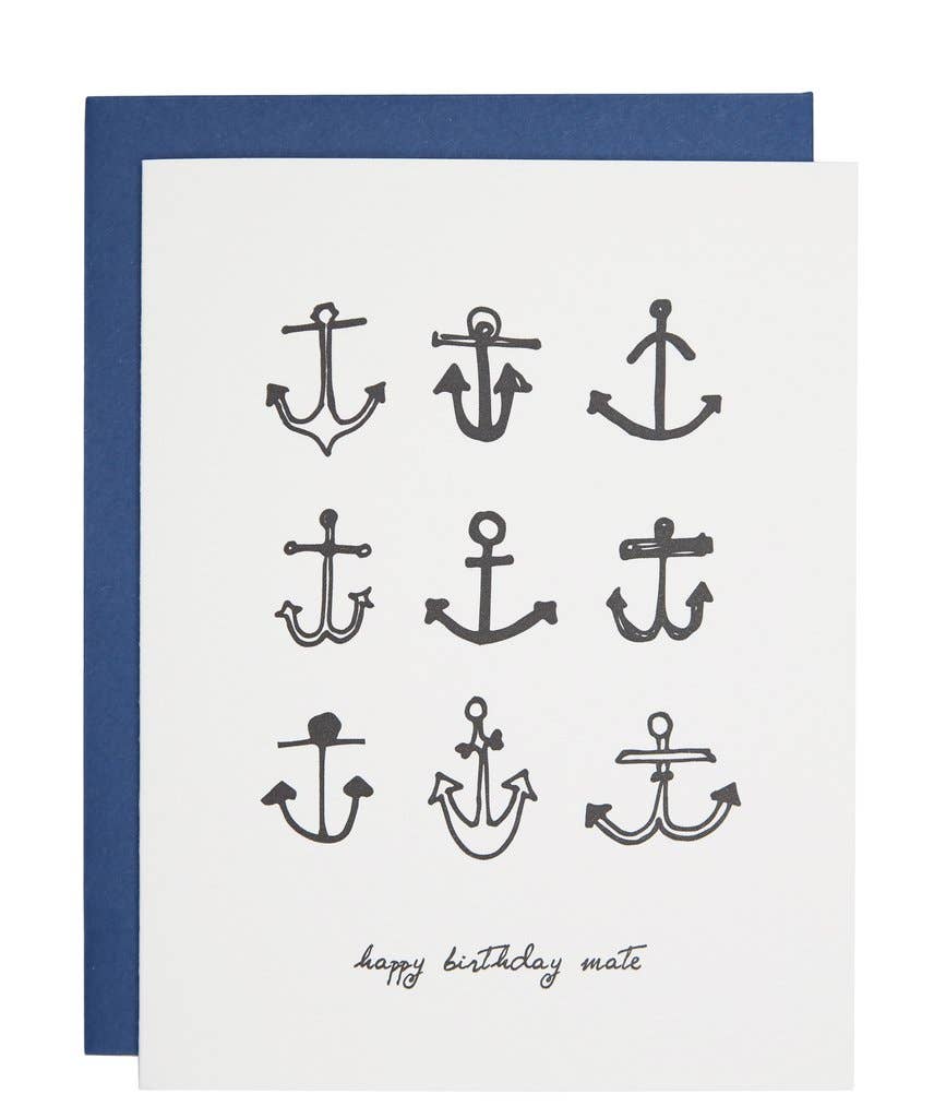Underwood Letterpress - Wholesale Birthday Card - Birthday Mate Card0