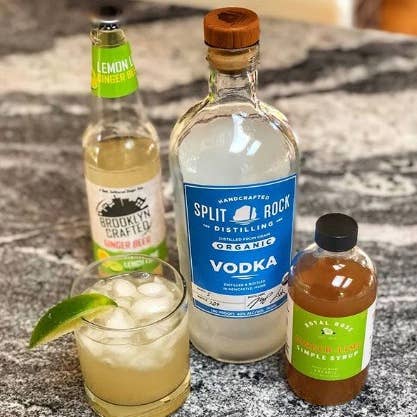 Royal Rose Syrups - Wholesale Cocktail Mix/Syrup - Ginger Lime Organic Simple Syrup 16oz3