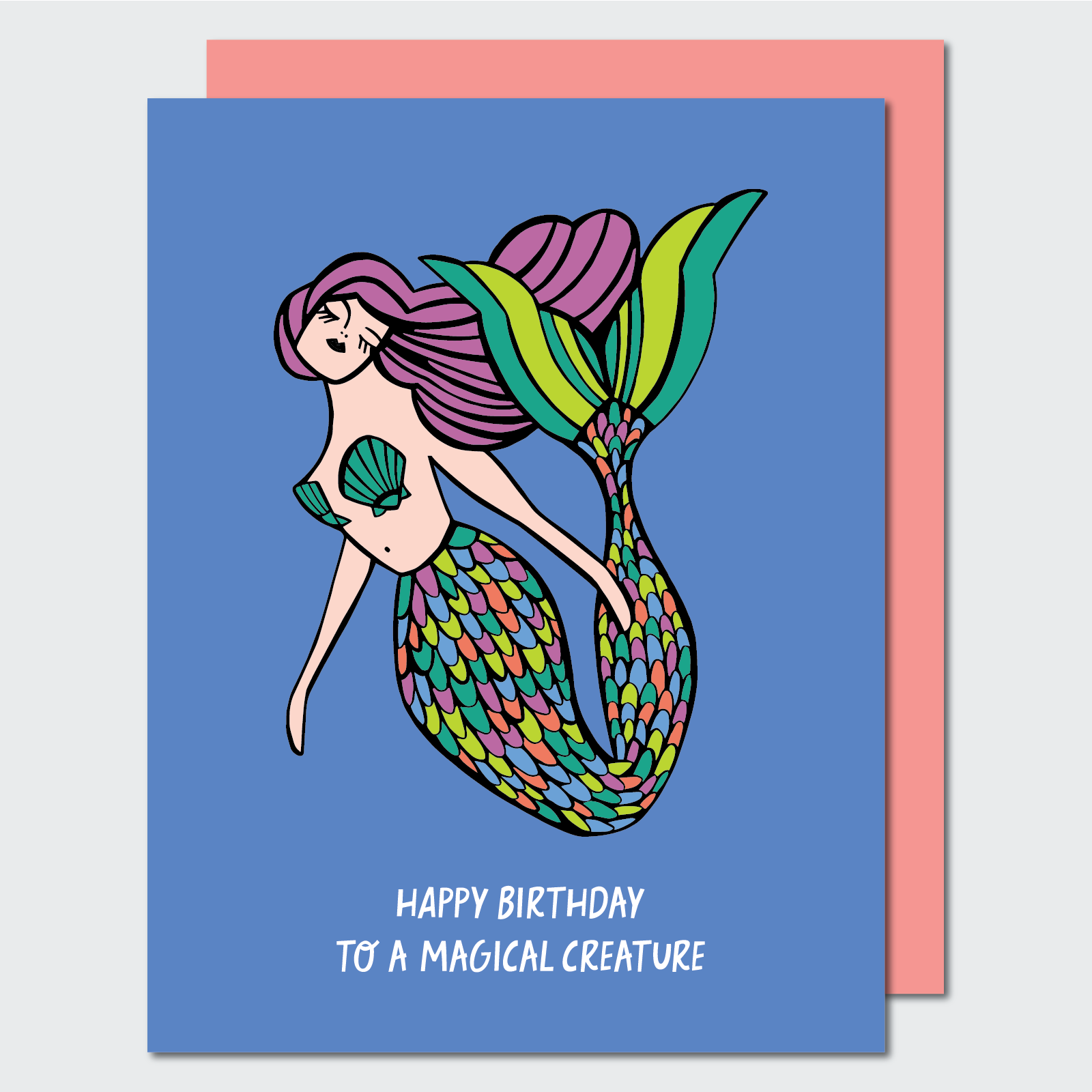 Paper Jane Studio - Wholesale Birthday Card - Birthday Mermaid0