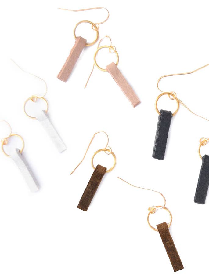Circle Drop Earrings for wholesale by Stitch & Shutter