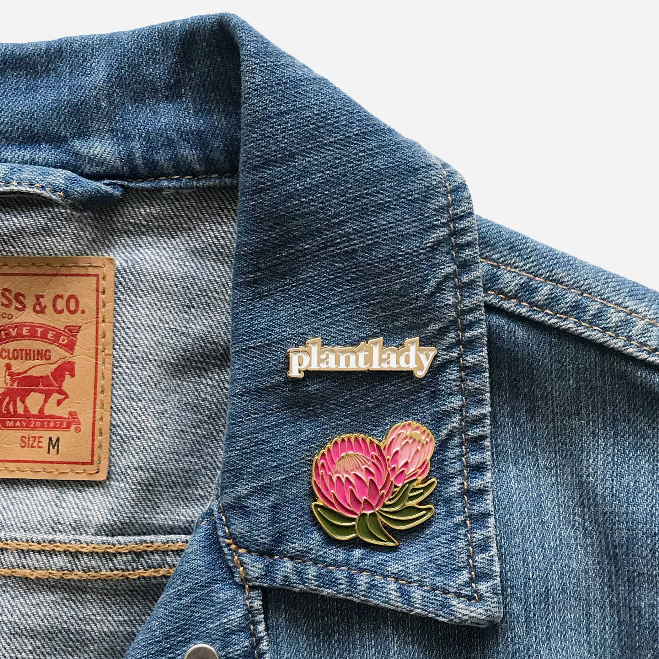 Paper Anchor Co. – wholesale Lapel pin/button – Plant Lady Lapel Pin | Valentine Gifts2