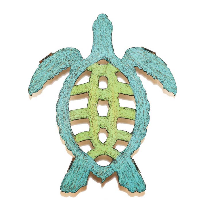 Whimsies - Wholesale Wall Accent - Sea turtle Wall Hanging 3D nautical décor Hawaii Hawaiian