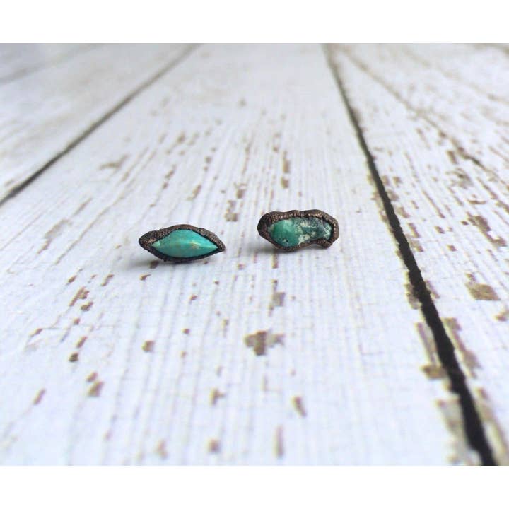 HAWKHOUSE - Wholesale Stud/Post Earrings - Turquoise Nugget Sterling Silver Post Earring2
