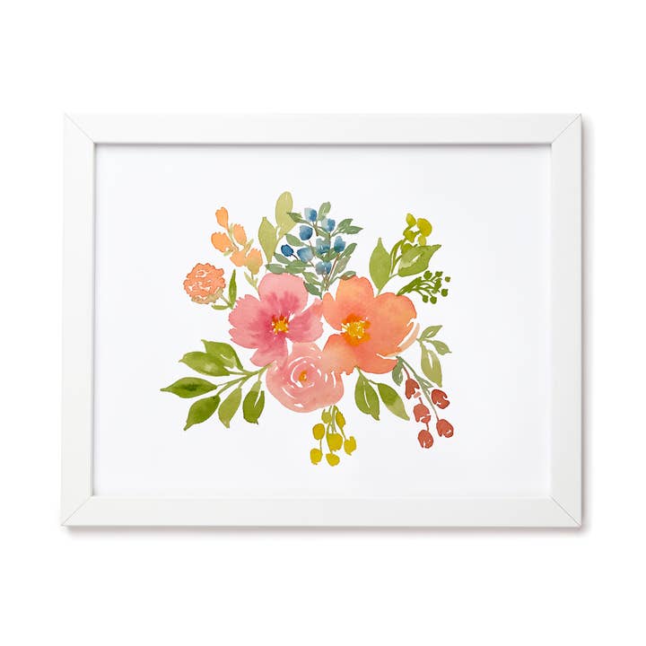 Warm Bouquet Watercolor Art Print for wholesale by Good Sheila