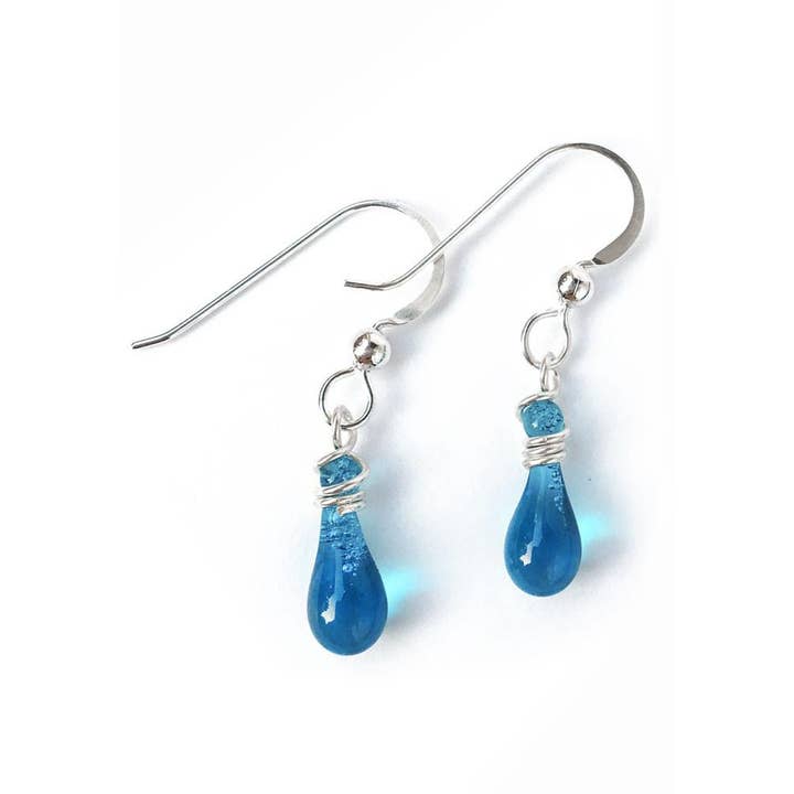 Sundrop Jewelry - Wholesale Dangle Earrings - Demi Glass Teardrop Earrings12