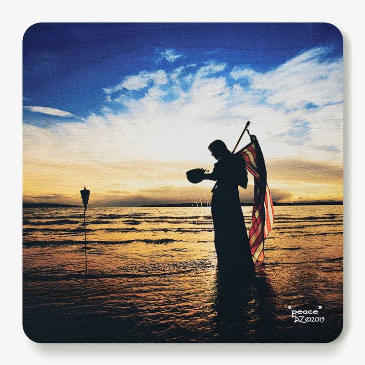 Sottobicchiere Peace per la vendita all'ingrosso da parte di Simply Grateful