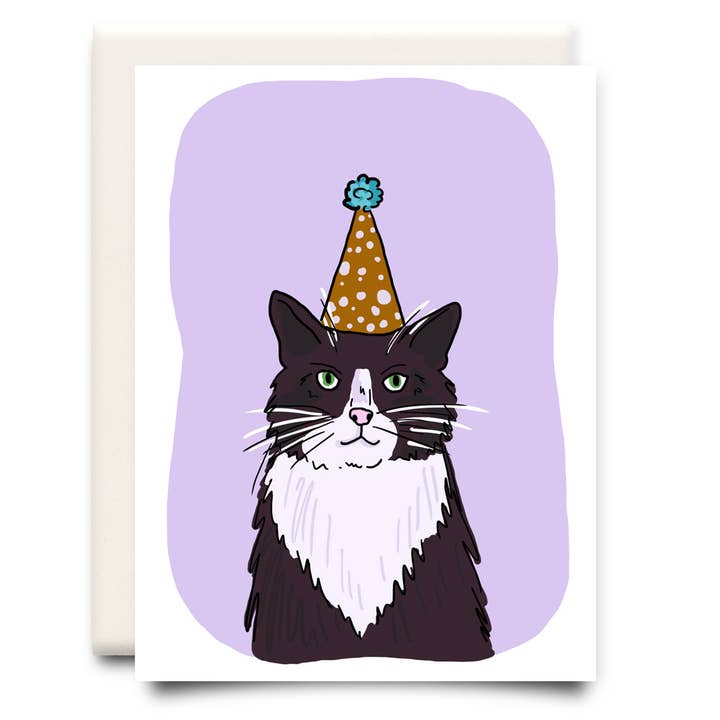 Inkwell Cards - Wholesale Birthday Card - Cat in a Hat | Birthday Greeting Card