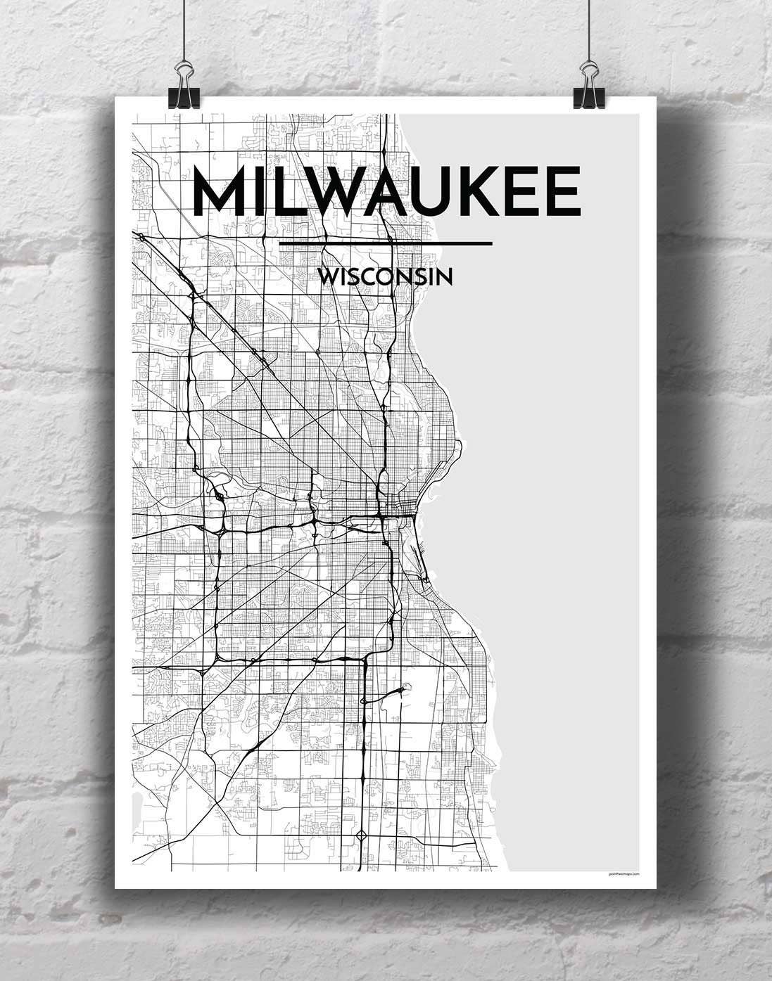 Point Two Design Group - Wholesale Map - Milwaukee City Map1
