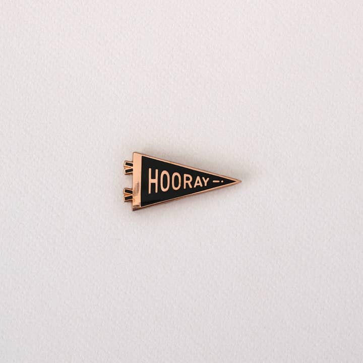 Hearts to the Moon - Wholesale Lapel Pin/Button - Hooray Pennant Enamel Pin