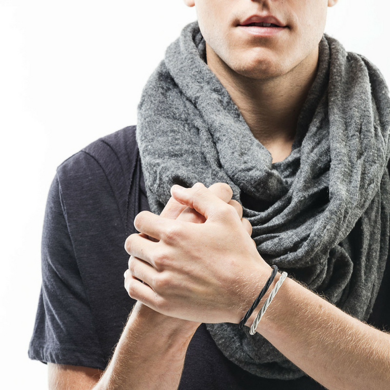 Wear Your Music - Wholesale Bangle Bracelet - Simply Silver Guitar String Bracelet4