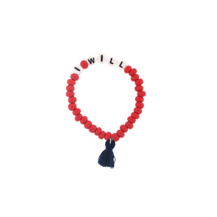 Braccialetto elasticizzato I Will per la vendita all'ingrosso da parte di Sadie’s Moon