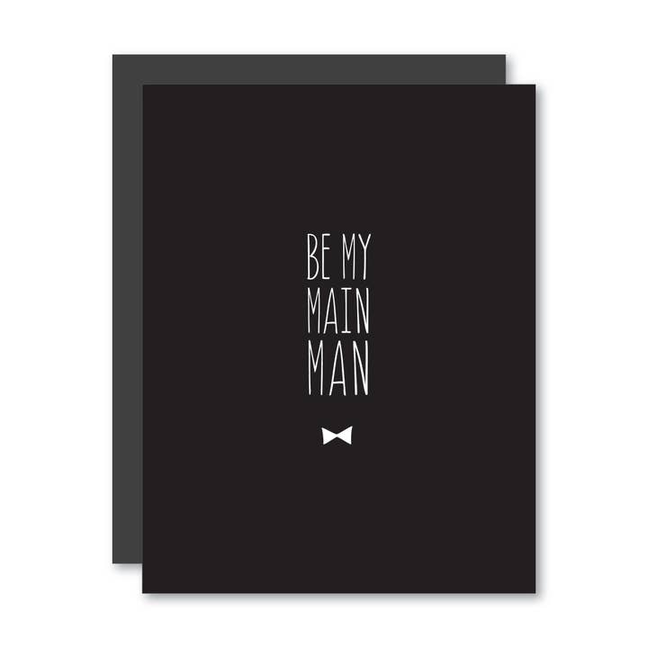 Be My Main Man/Carte pour la vente par Stevie + Bean Paperie