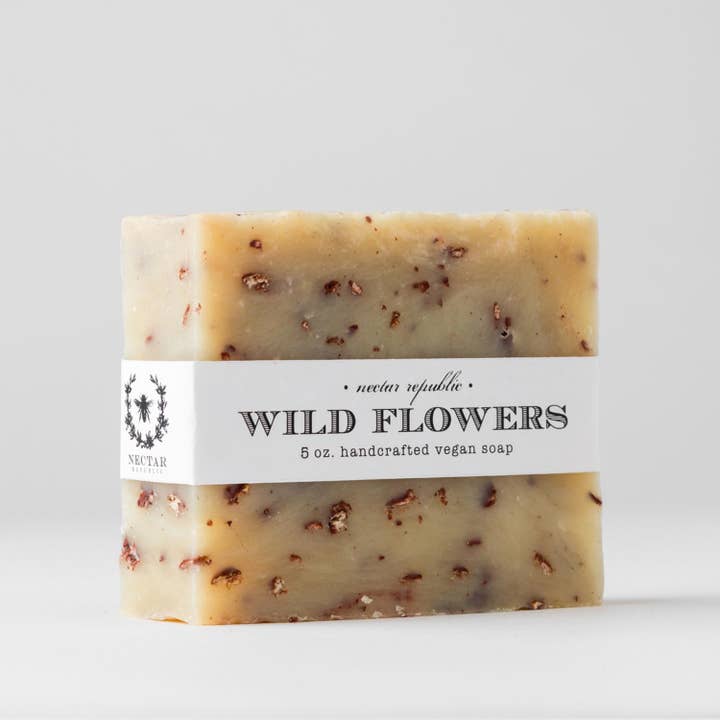 Vildblomster: Bade Sæbe (håndlavet vegansk) for engroshandel hos Nectar Republic